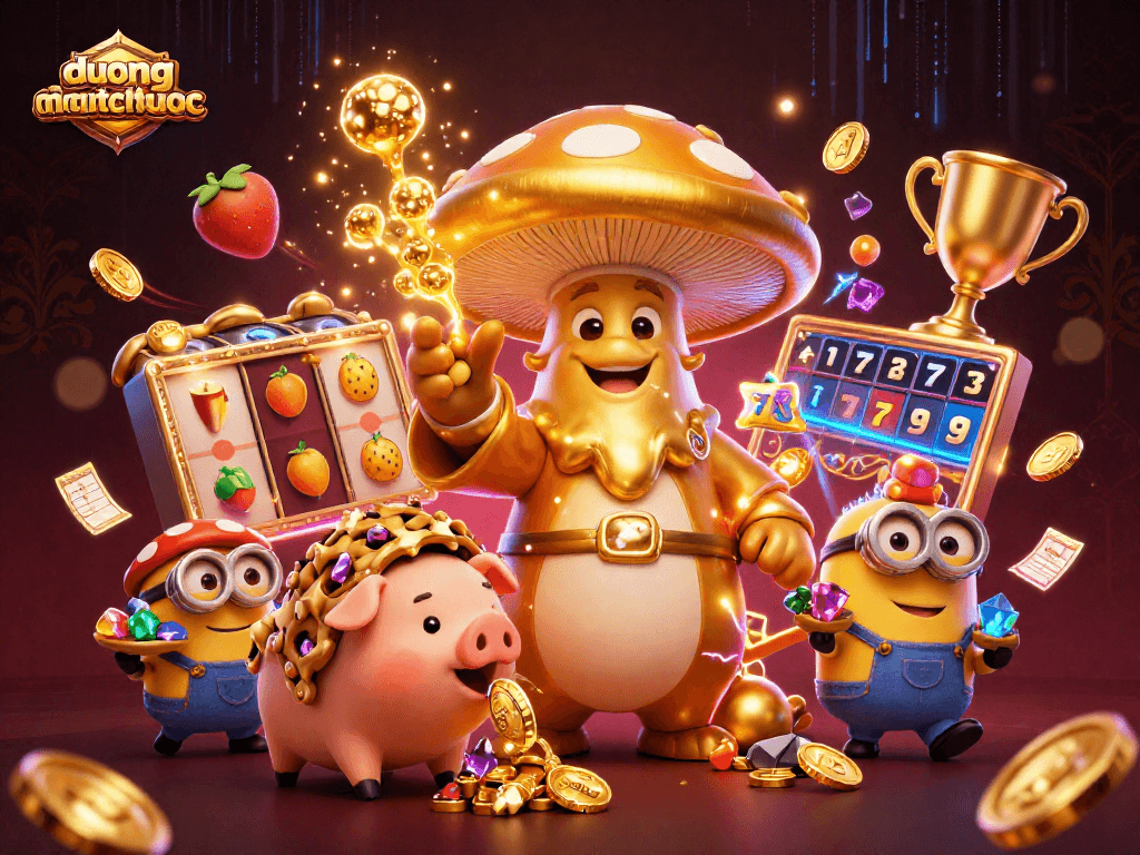 Play duongmatchuoc and win with captivating slots featuring vibrant characters and gaming elements.