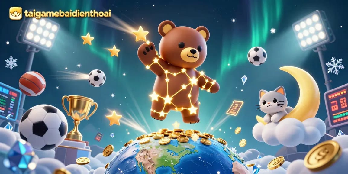 Bet big with taigamebaidienthoai while winning gold coins in a dynamic casino scene.
