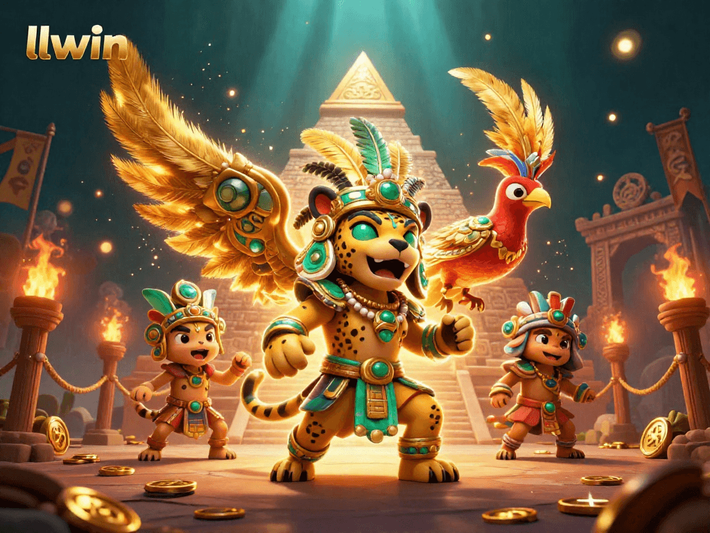 Engage with llwin's thrilling gaming experience featuring vibrant characters and rich casino elements.