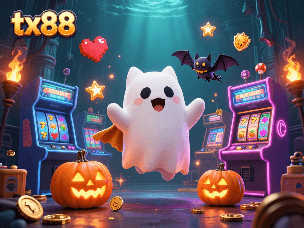 Experience the thrill of tx88 slots with lively 3D characters in an engaging casino setting.