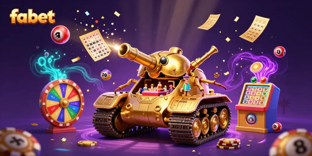 Experience thrilling gameplay with fa bet in a vibrant 3D casino scene featuring a golden beetle tank.