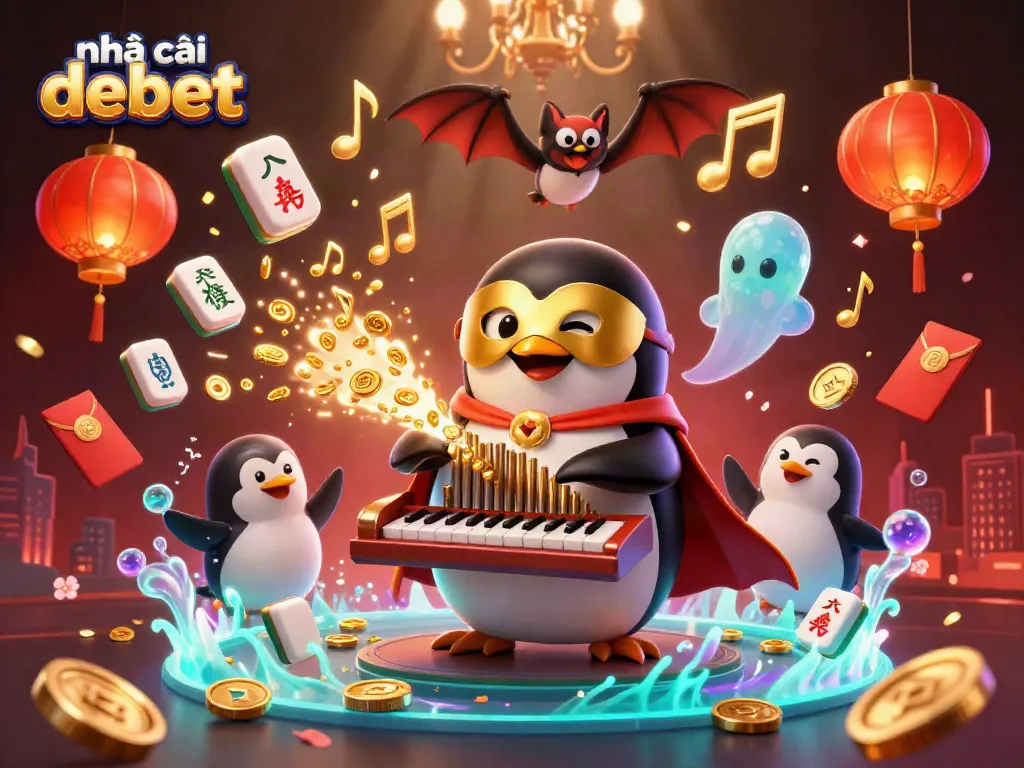 Experience thrilling gameplay at nhà cái debet featuring a vibrant casino scene with charming characters and rich elements.