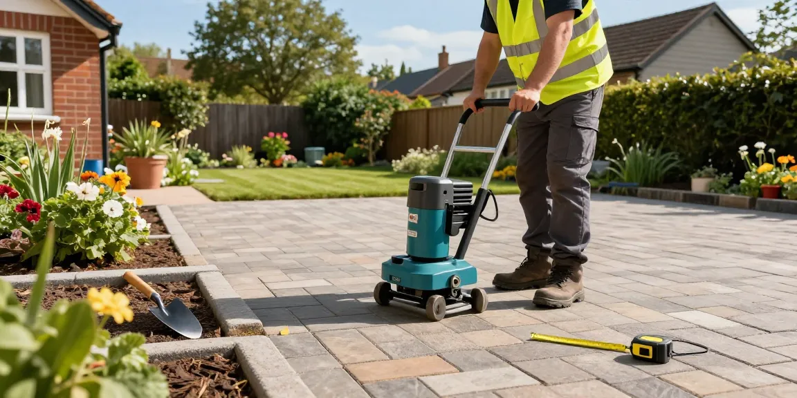 Driveway installation by Driveways and Patios showcasing block paving techniques for stunning outdoor spaces.