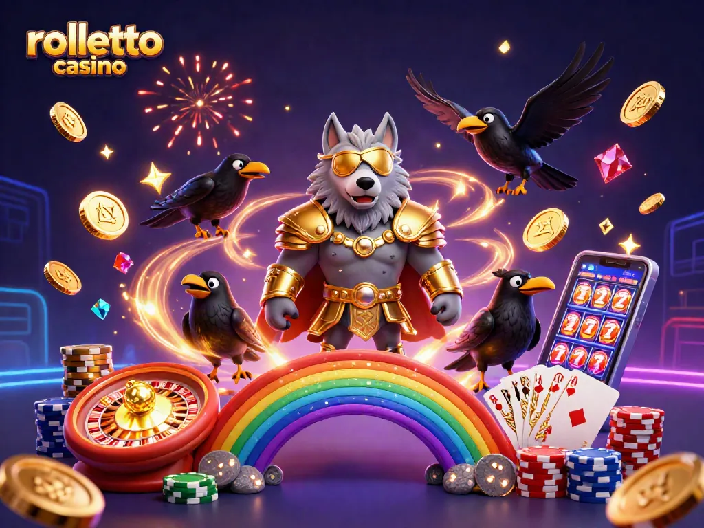 Win big at Rolletto Casino with captivating slots, vibrant poker chips, and thrilling gaming experiences.