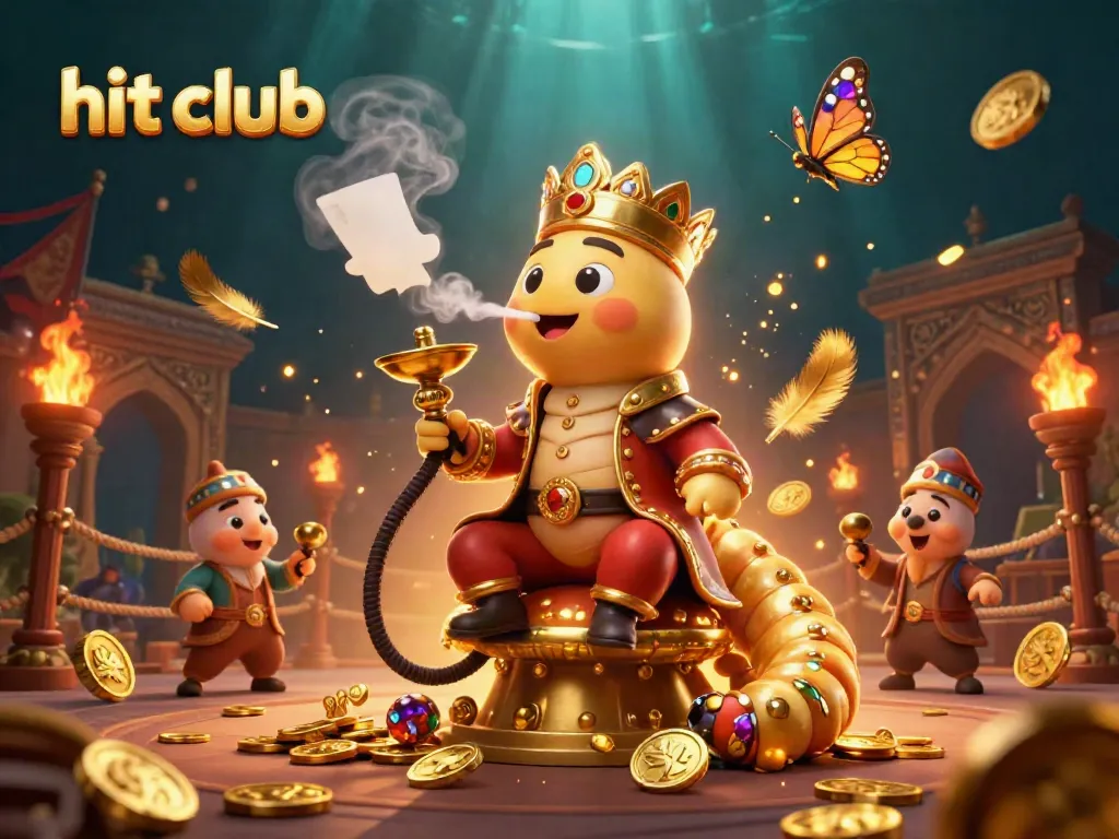 Engage in thrilling gameplay at hit club, featuring unique symbols and characters in a vibrant casino setting.