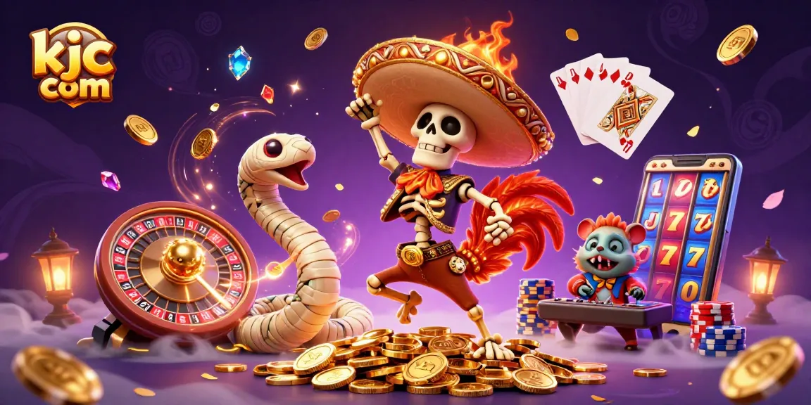 Spin the reels with KJC com while enjoying a vibrant casino celebration.