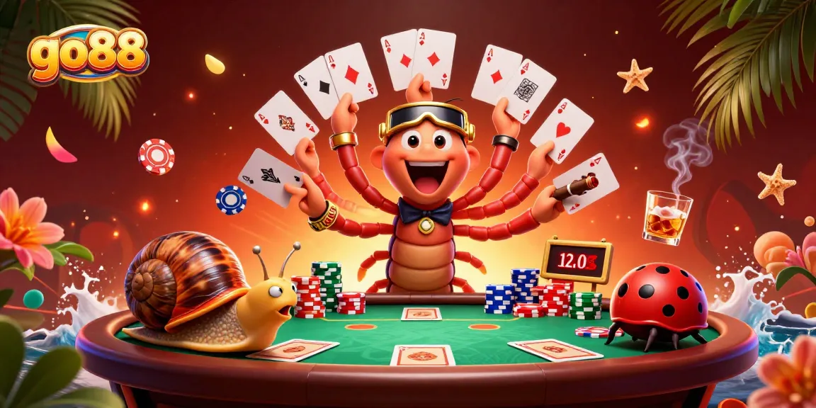 Experience the thrill at go88 with vibrant characters, dynamic poker action, and casino atmosphere.