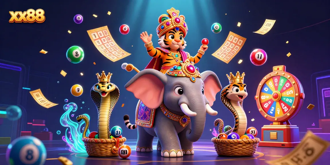 Experience thrilling gameplay with xx88's vibrant lottery action in a captivating 3D illustration