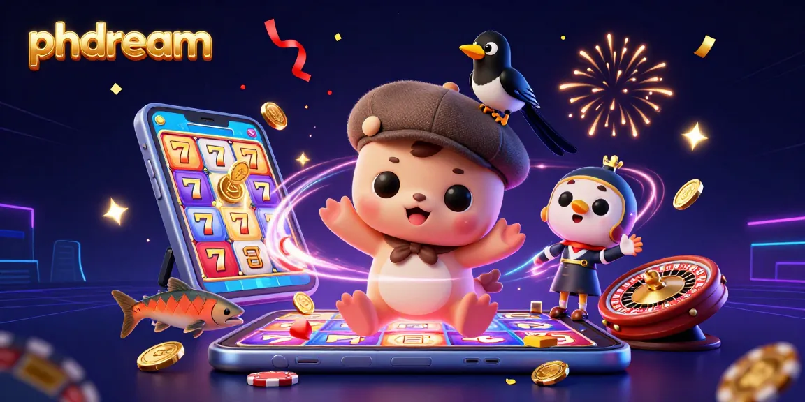 Spin the reels with PHDREAM's vibrant slot games and enchanting characters!