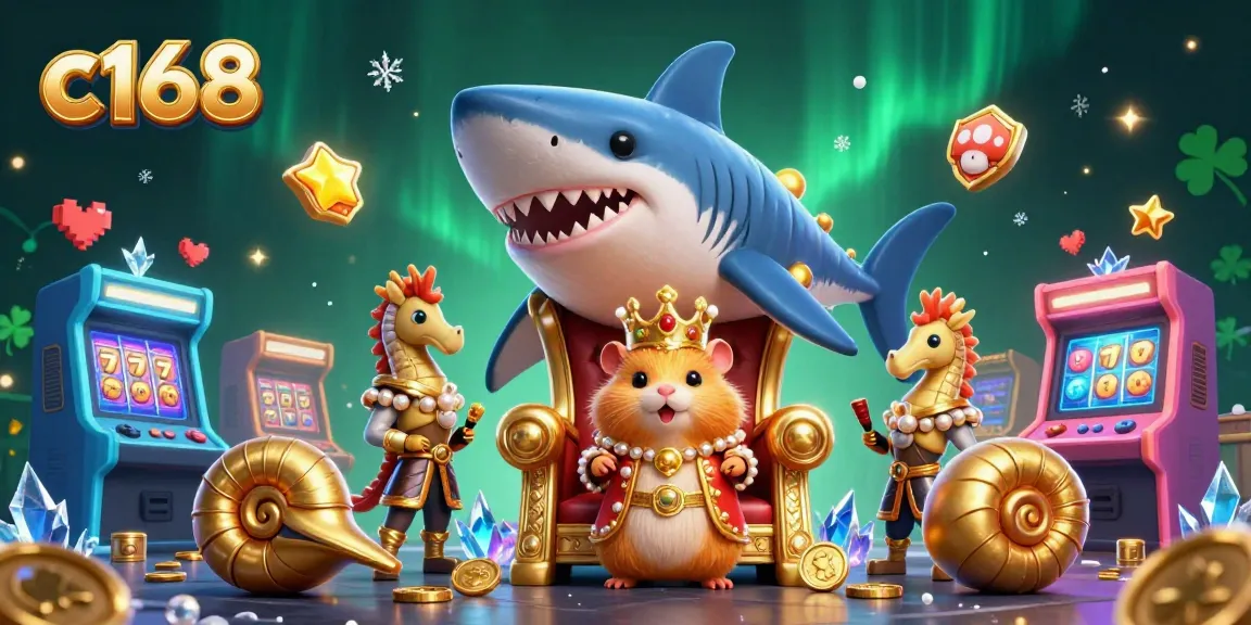 Join the exciting world of c168 as the golden hamster king rules over an enchanting casino realm.
