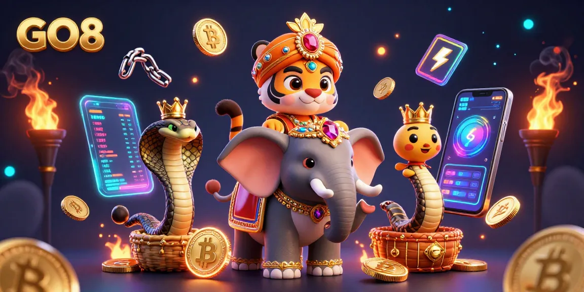 Join the excitement of GO8 with vibrant 3D Casino elements and enticing gaming visuals.