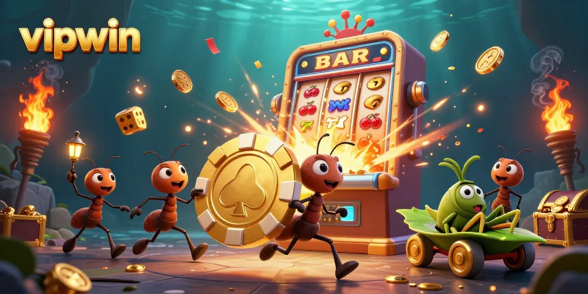 Experience the exciting world of vipwin with cartoon characters in a thrilling casino heist!