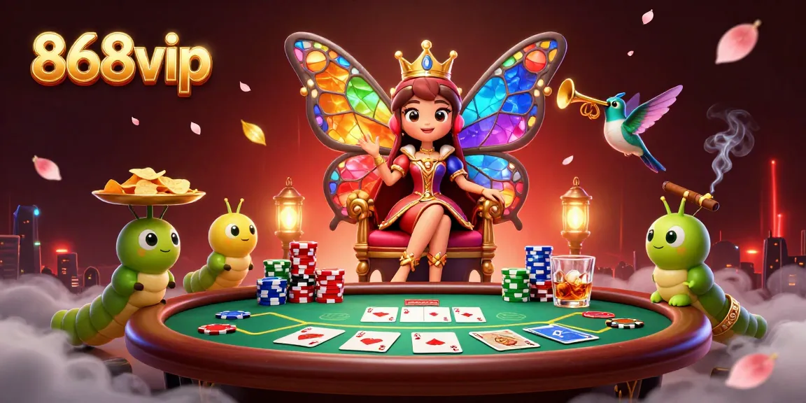Experience thrilling gameplay at 868vip with vibrant poker characters and exciting casino elements.