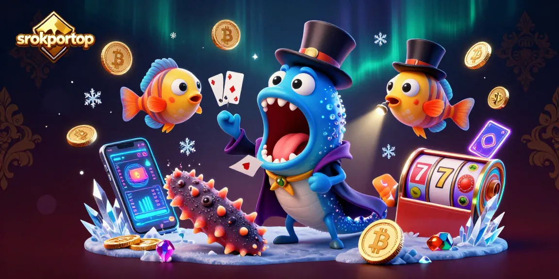 Experience the thrilling magic of srokportop with vivid 3D characters dazzling gamblers in a vibrant casino scene.