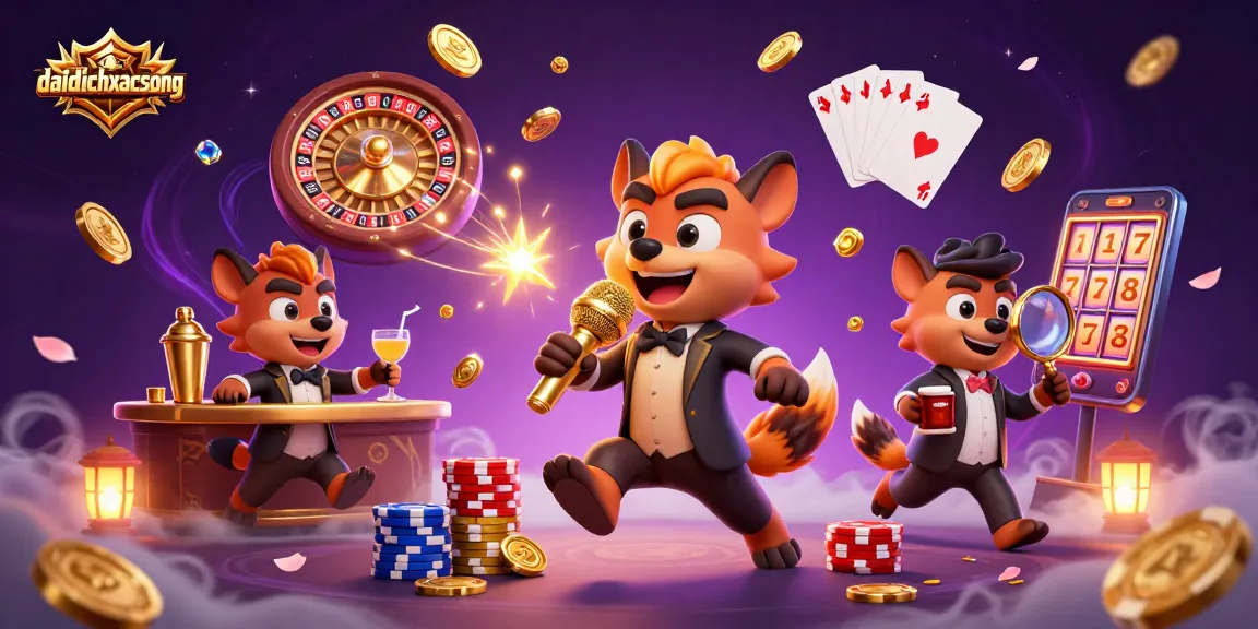 The hyenas run a comedy casino club as daidichxacsong shines, featuring laughter and charm amidst a vibrant gambling scene.