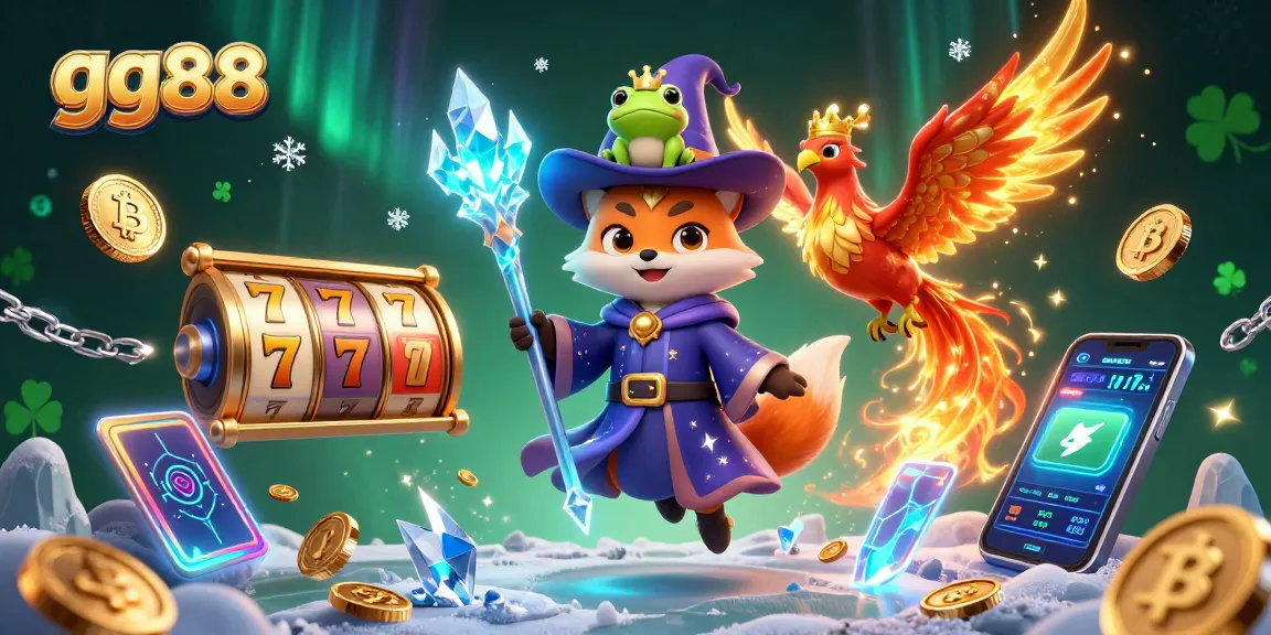 Engage with gg88's thrilling slot games featuring dynamic characters and crypto elements.