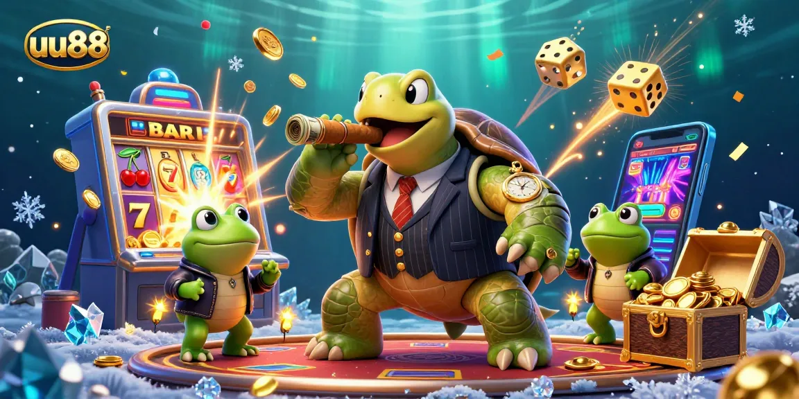 Experience the thrilling games of uu88 with a lively casino scene featuring enchanting characters and vibrant elements.