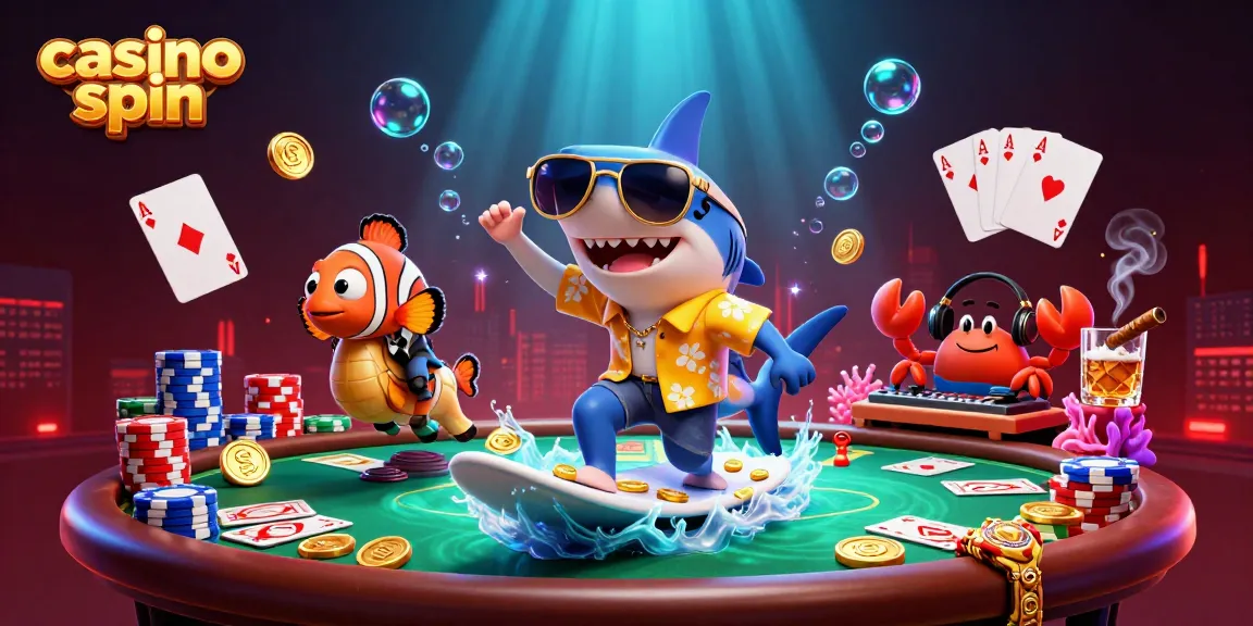 Experience casino spin excitement with vibrant characters and rich casino visuals.
