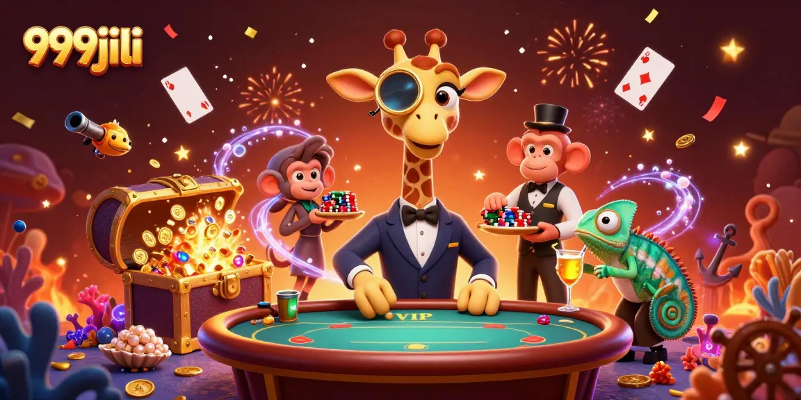 Win big at 999jili with vibrant casino scenes featuring animated characters and exciting gameplay.