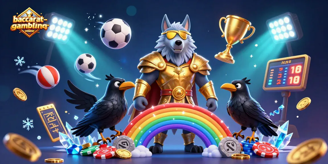 Experience dynamic baccarat gameplay at baccarat-gambling-online with Odin and his ravens amidst casino elements.
