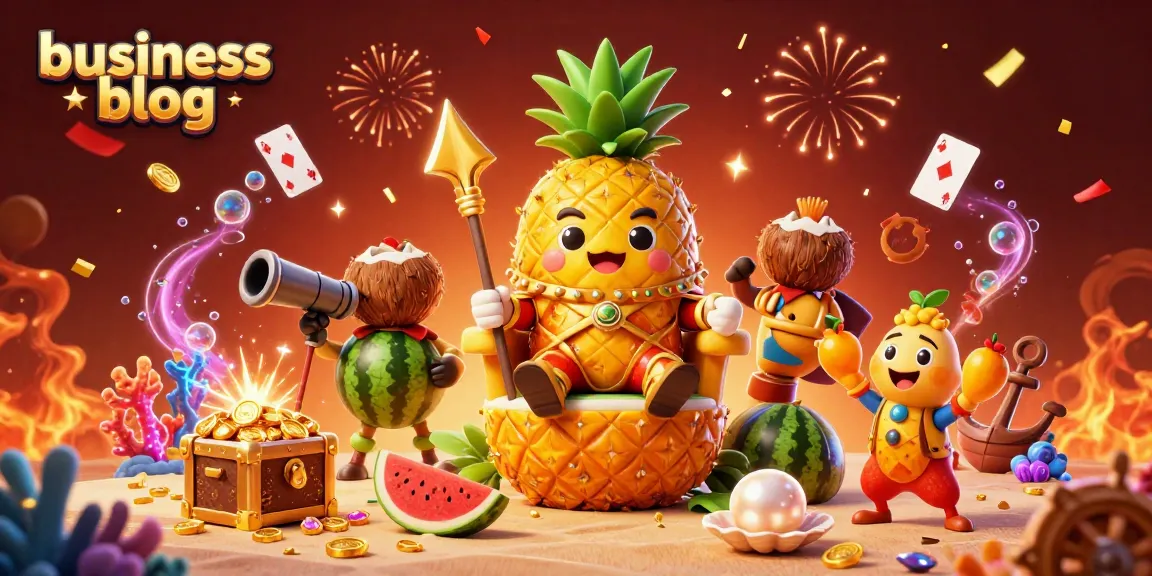 Engage with the vibrant characters of this business blog-themed casino scene, showcasing gamblers amidst a lively atmosphere.